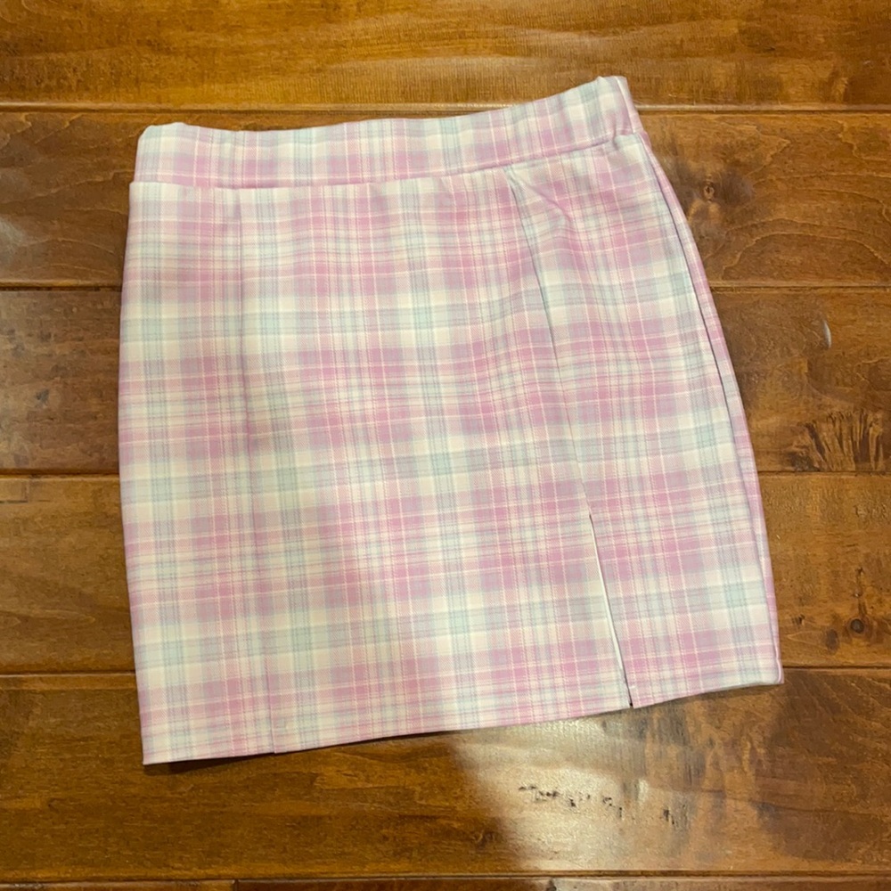 Boutique plaid skirt
